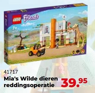 Aanbiedingen 41717 mia`s wilde dieren reddingsoperatie - Lego - Geldig van 10/10/2022 tot 06/12/2022 bij Multi Bazar