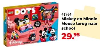 Aanbiedingen 41964 mickey en minnie mouse terug naar school - Lego - Geldig van 10/10/2022 tot 06/12/2022 bij Multi Bazar