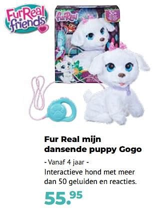 Aanbiedingen Fur real mijn dansende puppy gogo - FurReal Friends - Geldig van 10/10/2022 tot 06/12/2022 bij Multi Bazar