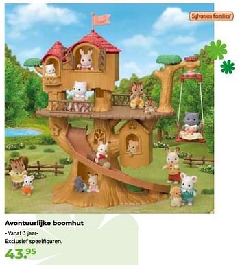 Aanbiedingen Avontuurlijke boomhut - Sylvanian Families - Geldig van 10/10/2022 tot 06/12/2022 bij Multi Bazar