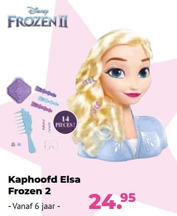 Aanbiedingen Kaphoofd elsa frozen 2 - Disney  Frozen - Geldig van 10/10/2022 tot 06/12/2022 bij Multi Bazar