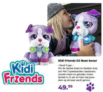 Aanbiedingen Kidi friends dj beat boxer - Vtech - Geldig van 10/10/2022 tot 06/12/2022 bij Multi Bazar