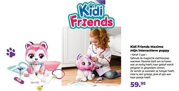 Aanbiedingen Kidi friends maxime mijn interactieve puppy - Vtech - Geldig van 10/10/2022 tot 06/12/2022 bij Multi Bazar