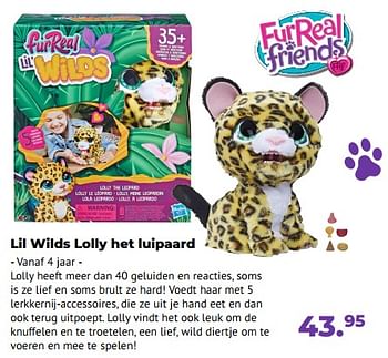 Aanbiedingen Lil wilds lolly het luipaard - FurReal Friends - Geldig van 10/10/2022 tot 06/12/2022 bij Multi Bazar