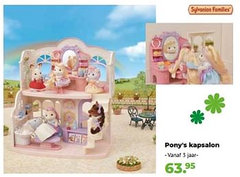 Aanbiedingen Pony`s kapsalon - Sylvanian Families - Geldig van 10/10/2022 tot 06/12/2022 bij Multi Bazar