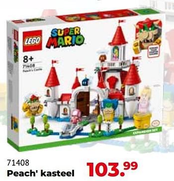 Aanbiedingen 71408 peach` kasteel - Lego - Geldig van 10/10/2022 tot 06/12/2022 bij Multi Bazar