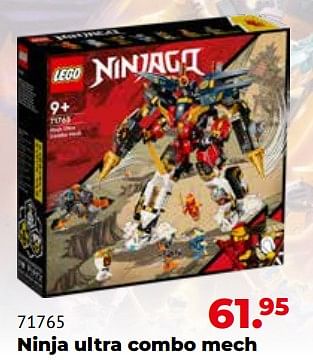 Aanbiedingen 71765 ninja ultra combo mech - Lego - Geldig van 10/10/2022 tot 06/12/2022 bij Multi Bazar