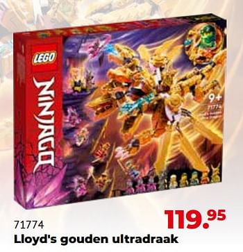 Aanbiedingen 71774 lloyd`s gouden ultradraak - Lego - Geldig van 10/10/2022 tot 06/12/2022 bij Multi Bazar