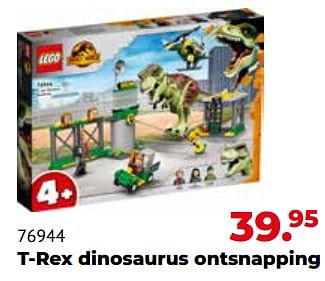 Aanbiedingen 76944 t-rex dinosaurus ontsnapping - Lego - Geldig van 10/10/2022 tot 06/12/2022 bij Multi Bazar