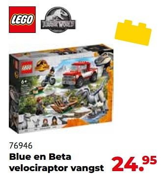 Aanbiedingen 76946 blue en beta velociraptor vangst - Lego - Geldig van 10/10/2022 tot 06/12/2022 bij Multi Bazar