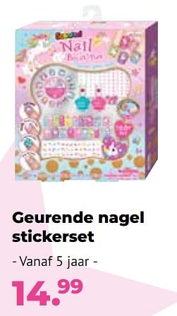 Aanbiedingen Geurende nagel stickerset - Huismerk - Multi Bazar - Geldig van 10/10/2022 tot 06/12/2022 bij Multi Bazar