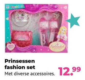 Aanbiedingen Prinsessen fashion set - Huismerk - Multi Bazar - Geldig van 10/10/2022 tot 06/12/2022 bij Multi Bazar