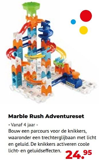Aanbiedingen Marble rush adventureset - Vtech - Geldig van 10/10/2022 tot 06/12/2022 bij Multi Bazar