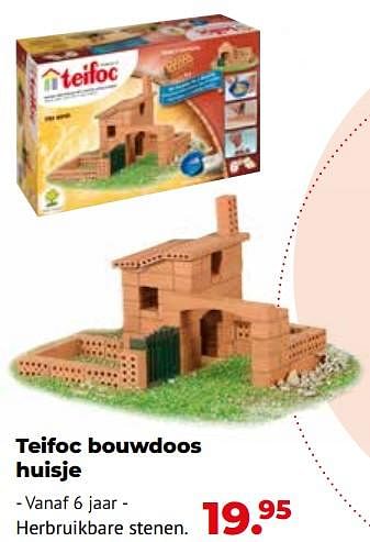 Aanbiedingen Teifoc bouwdoos huisje - teifoc - Geldig van 10/10/2022 tot 06/12/2022 bij Multi Bazar