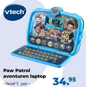 Aanbiedingen Paw patrol avonturen laptop - Vtech - Geldig van 10/10/2022 tot 06/12/2022 bij Multi Bazar