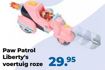 Aanbiedingen Paw patrol liberty`s voertuig roze - Spin Master - Geldig van 10/10/2022 tot 06/12/2022 bij Multi Bazar