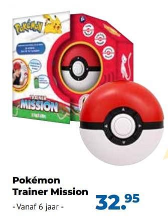 Aanbiedingen Pokémon trainer mission - Pokemon - Geldig van 10/10/2022 tot 06/12/2022 bij Multi Bazar