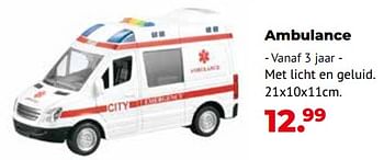 Aanbiedingen Ambulance - Huismerk - Multi Bazar - Geldig van 10/10/2022 tot 06/12/2022 bij Multi Bazar