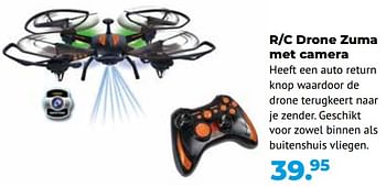 Aanbiedingen R-c drone zuma met camera - Gear2Play - Geldig van 10/10/2022 tot 06/12/2022 bij Multi Bazar