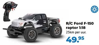 Aanbiedingen R-c ford f-150 raptor - Carrera - Geldig van 10/10/2022 tot 06/12/2022 bij Multi Bazar