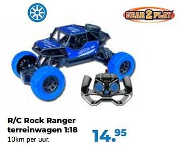 Aanbiedingen R-c rock ranger terreinwagen - Gear2Play - Geldig van 10/10/2022 tot 06/12/2022 bij Multi Bazar