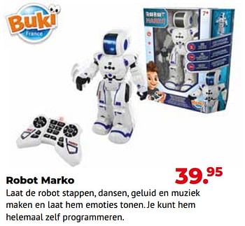 Aanbiedingen Robot marko - Buki - Geldig van 10/10/2022 tot 06/12/2022 bij Multi Bazar