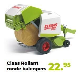 Aanbiedingen Claas rollant ronde balenpers - Bruder - Geldig van 10/10/2022 tot 06/12/2022 bij Multi Bazar