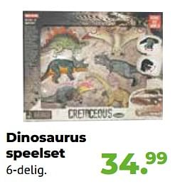 Aanbiedingen Dinosaurus speelset - Huismerk - Multi Bazar - Geldig van 10/10/2022 tot 06/12/2022 bij Multi Bazar