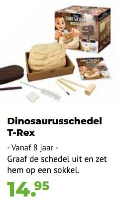 Aanbiedingen Dinosaurusschedel t-rex - Buki - Geldig van 10/10/2022 tot 06/12/2022 bij Multi Bazar
