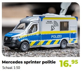 Aanbiedingen Mercedes sprinter politie - SIKU - Geldig van 10/10/2022 tot 06/12/2022 bij Multi Bazar
