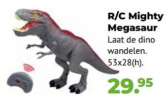 Aanbiedingen R-c mighty megasaur - Huismerk - Multi Bazar - Geldig van 10/10/2022 tot 06/12/2022 bij Multi Bazar