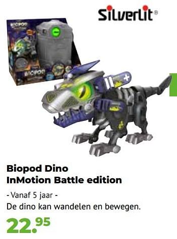 Aanbiedingen Biopod dino inmotion battle edition - Silverlit - Geldig van 10/10/2022 tot 06/12/2022 bij Multi Bazar
