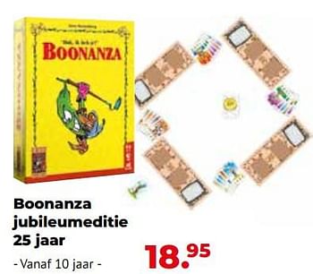 Aanbiedingen Boonanza jubileumeditie 25 jaar - 999games - Geldig van 10/10/2022 tot 06/12/2022 bij Multi Bazar