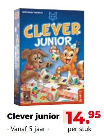Aanbiedingen Clever junior - 999games - Geldig van 10/10/2022 tot 06/12/2022 bij Multi Bazar