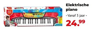 Aanbiedingen Elektrische piano - Huismerk - Multi Bazar - Geldig van 10/10/2022 tot 06/12/2022 bij Multi Bazar