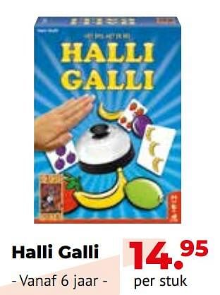Aanbiedingen Halli galli - 999games - Geldig van 10/10/2022 tot 06/12/2022 bij Multi Bazar