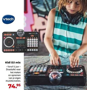 Aanbiedingen Kidi dj mix - Vtech - Geldig van 10/10/2022 tot 06/12/2022 bij Multi Bazar