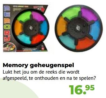 Aanbiedingen Memory geheugenspel - Huismerk - Multi Bazar - Geldig van 10/10/2022 tot 06/12/2022 bij Multi Bazar