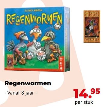 Aanbiedingen Regenwormen - 999games - Geldig van 10/10/2022 tot 06/12/2022 bij Multi Bazar