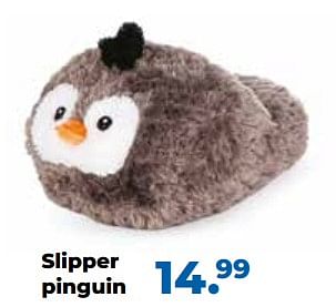 Aanbiedingen Slipper pinguin - Noxxiez - Geldig van 10/10/2022 tot 06/12/2022 bij Multi Bazar