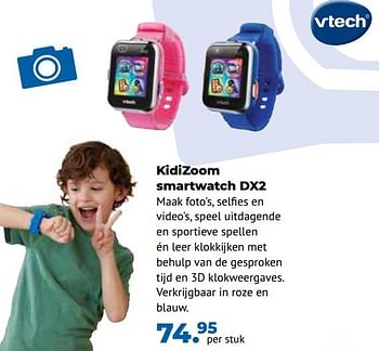 Aanbiedingen Vtech kidizoom smartwatch dx2 - Vtech - Geldig van 10/10/2022 tot 06/12/2022 bij Multi Bazar