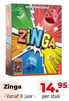 Aanbiedingen Zinga - 999games - Geldig van 10/10/2022 tot 06/12/2022 bij Multi Bazar