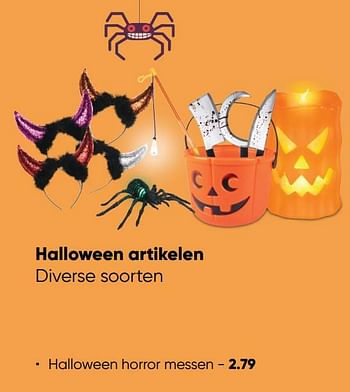 Aanbiedingen Halloween horror messen - Huismerk - Big Bazar - Geldig van 10/10/2022 tot 23/10/2022 bij Big Bazar