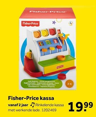 Aanbiedingen Fisher-price kassa - Fisher-Price - Geldig van 01/10/2022 tot 05/12/2022 bij Intertoys