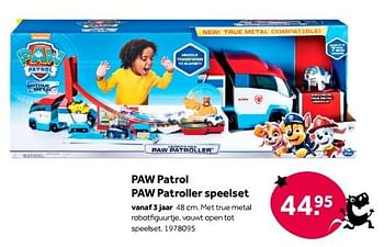 Aanbiedingen Paw patrol paw patroller speelset - Spin Master - Geldig van 01/10/2022 tot 05/12/2022 bij Intertoys