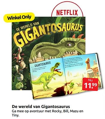 Aanbiedingen De wereld van gigantosaurus - Huismerk - Boekenvoordeel - Geldig van 15/10/2022 tot 25/10/2022 bij Boekenvoordeel