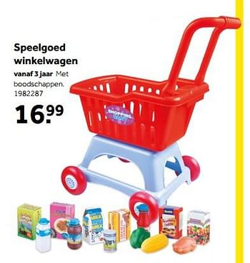 Aanbiedingen Speelgoed winkelwagen - Huismerk - Intertoys - Geldig van 01/10/2022 tot 05/12/2022 bij Intertoys
