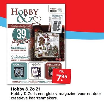 Aanbiedingen Hobby + zo 21 - Huismerk - Boekenvoordeel - Geldig van 15/10/2022 tot 25/10/2022 bij Boekenvoordeel
