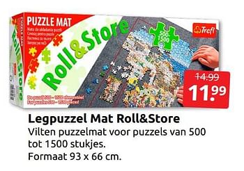 Aanbiedingen Legpuzzel mat roll+store - Trefl - Geldig van 15/10/2022 tot 25/10/2022 bij Boekenvoordeel