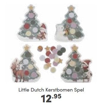 Aanbiedingen Little dutch kerstbomen spel - Little Dutch - Geldig van 16/10/2022 tot 22/10/2022 bij Baby & Tiener Megastore